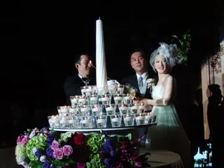 伊藤忠彦と恵さんの結婚式