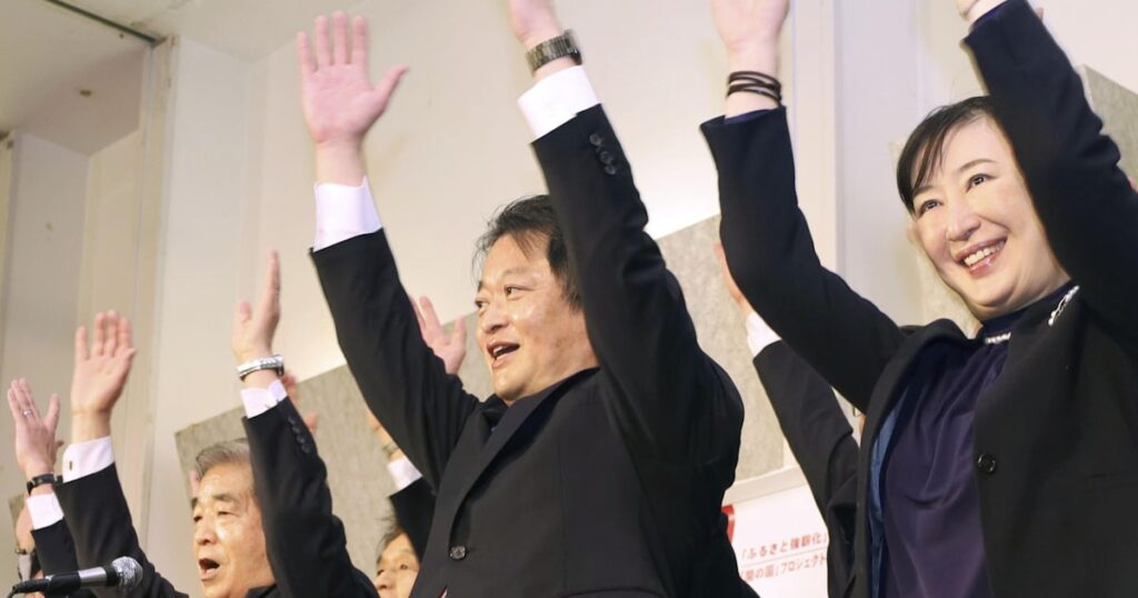 2019年、長崎幸太郎は山梨県知事に就任