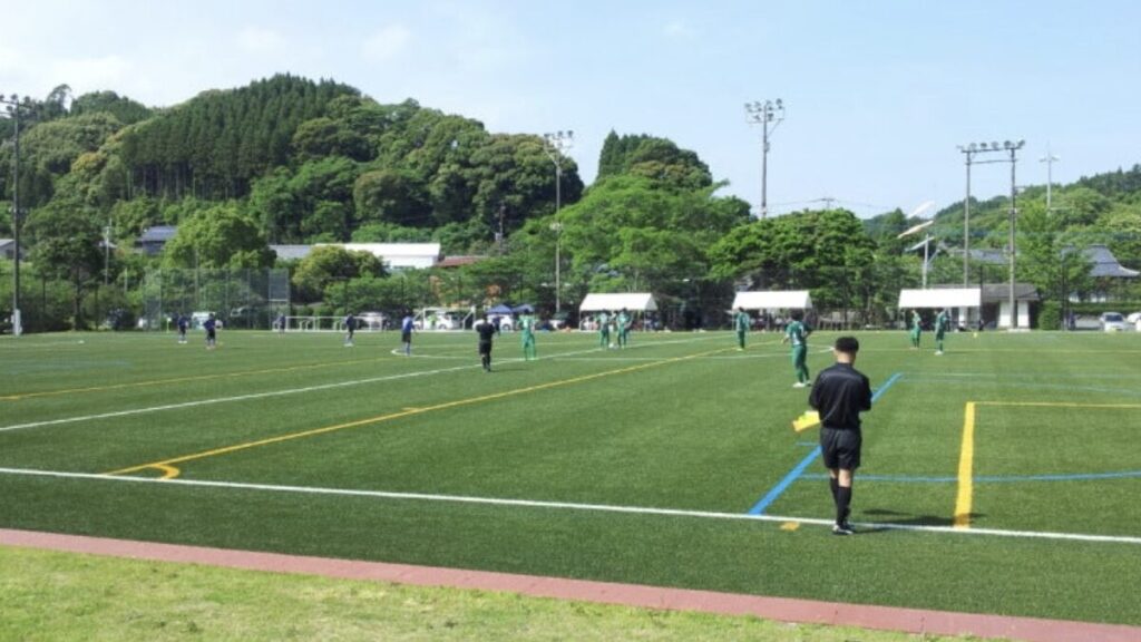 河野俊嗣の息子のサッカーの試合