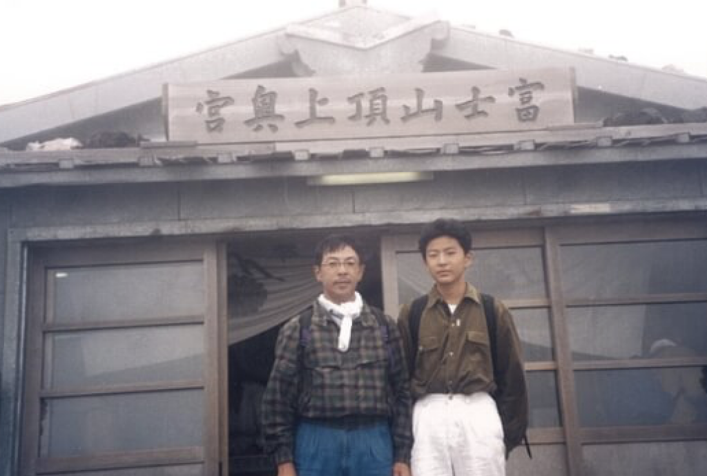 西脇隆俊は息子と富士登山