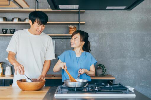 大石賢吾の妻は料理上手