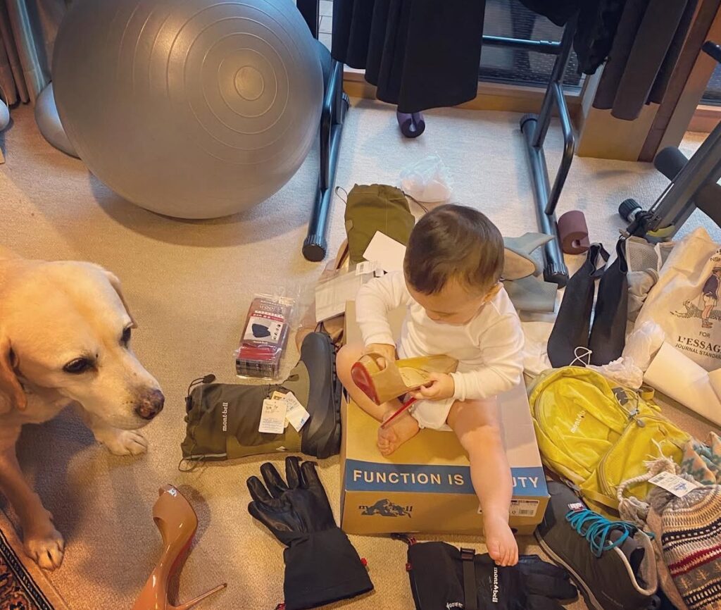 小泉進次郎の息子と愛犬