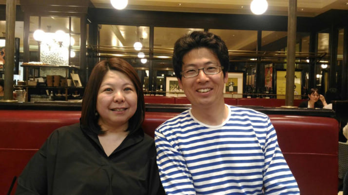 山登志浩と妻のツーショット