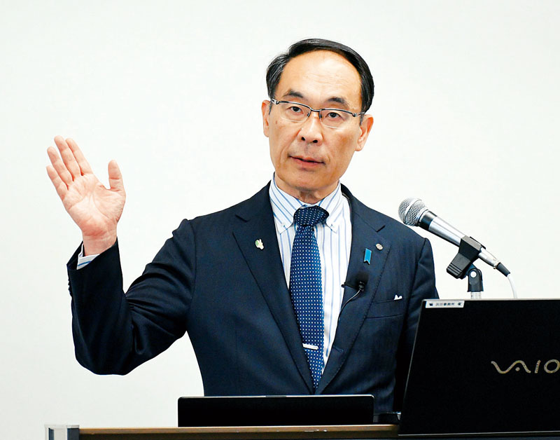 大野元裕の会見