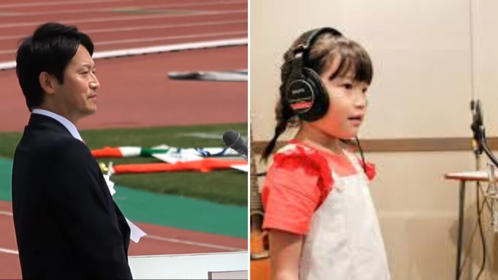 斎藤元彦とののかちゃんの横顔