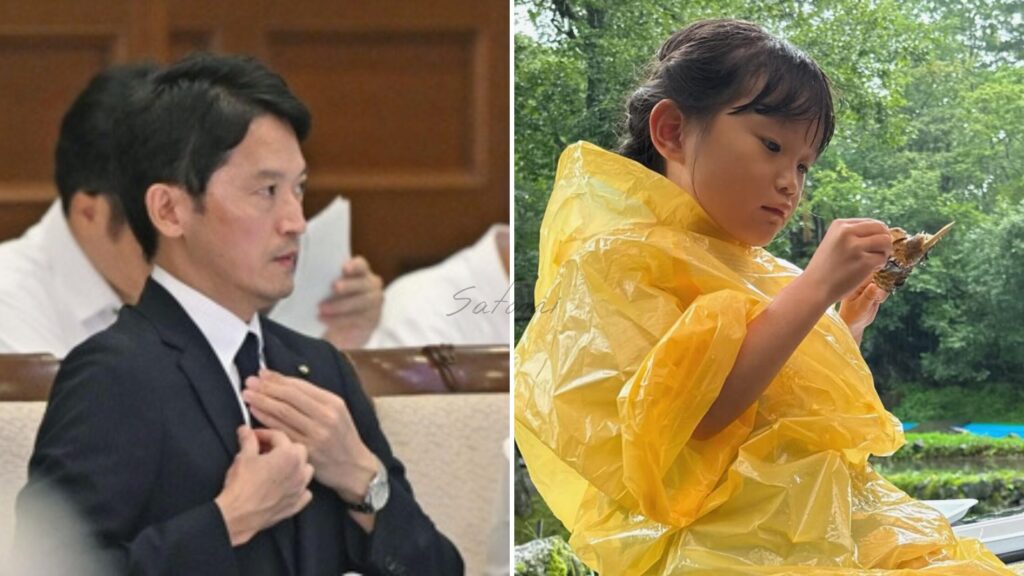 斎藤元彦とののかちゃんの横顔は別人