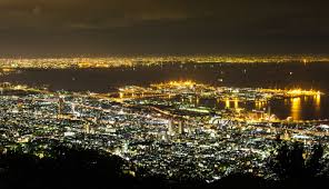 神戸市中央区の高層マンション夜景
