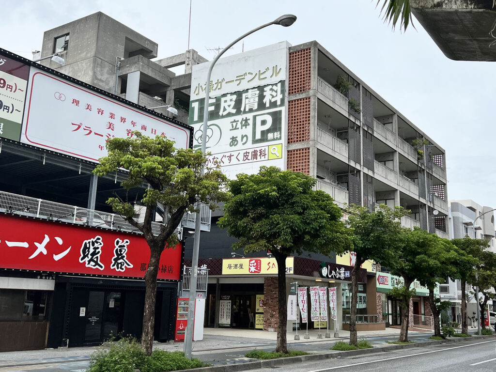 今井絵理子の出身地・沖縄那覇市小緑の街並み