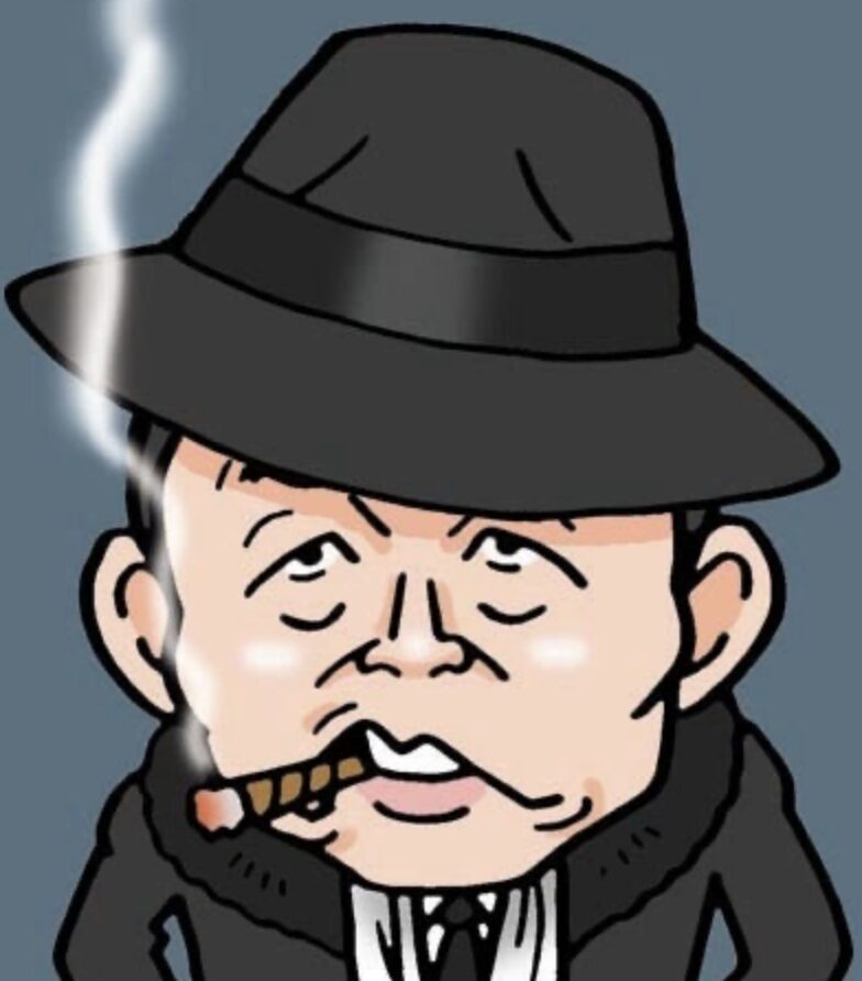 麻生太郎の風刺画