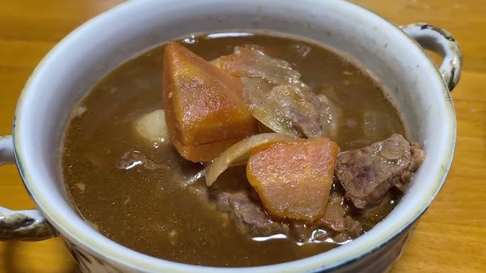 原口博一が作ったビーフシチュー