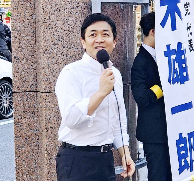 玉木雄一郎の街頭演説