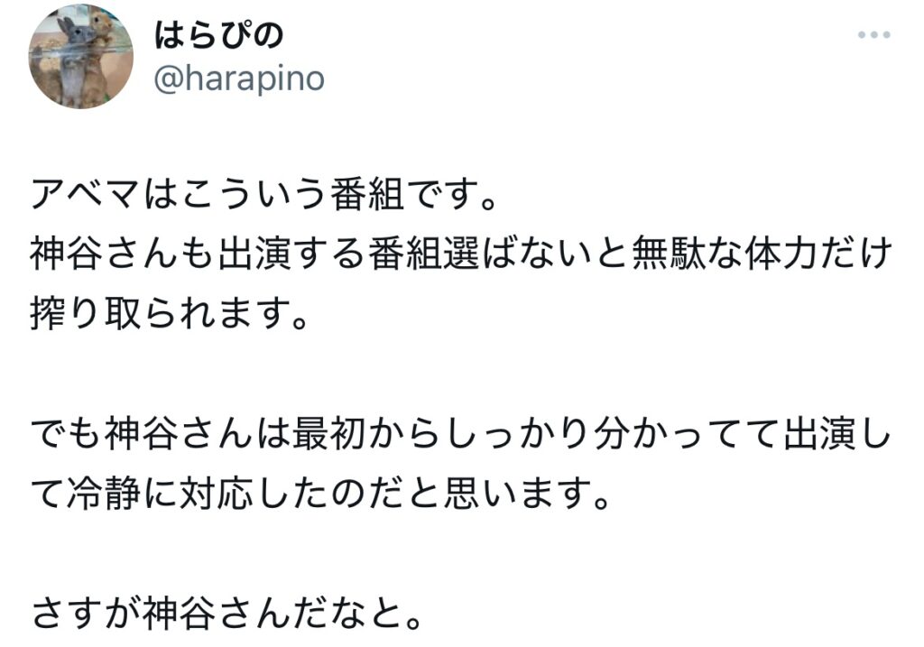 神谷宗幣に関するXスクショ