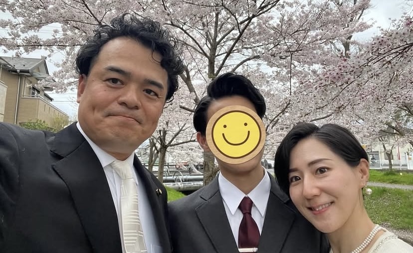 次男の高校入学式