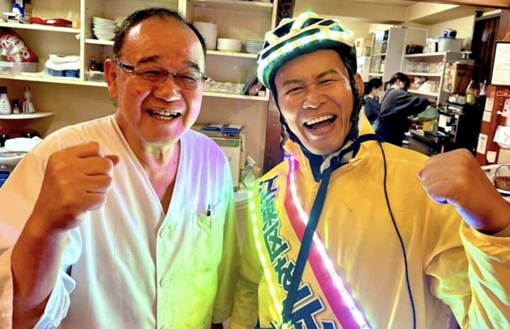 父親とのツーショット