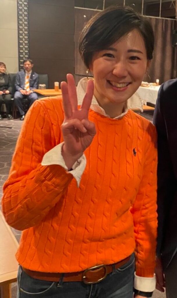 私服姿の北野ゆうこ