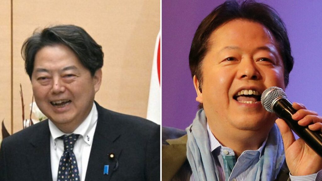 林芳正とタケカワユキヒデの比較画像