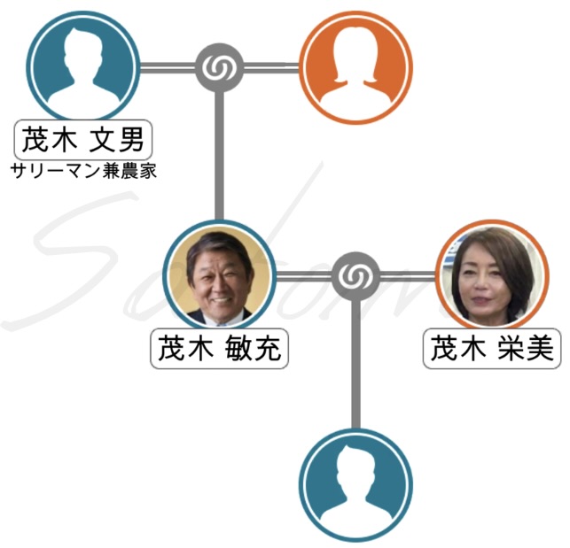 茂木敏充の家系図