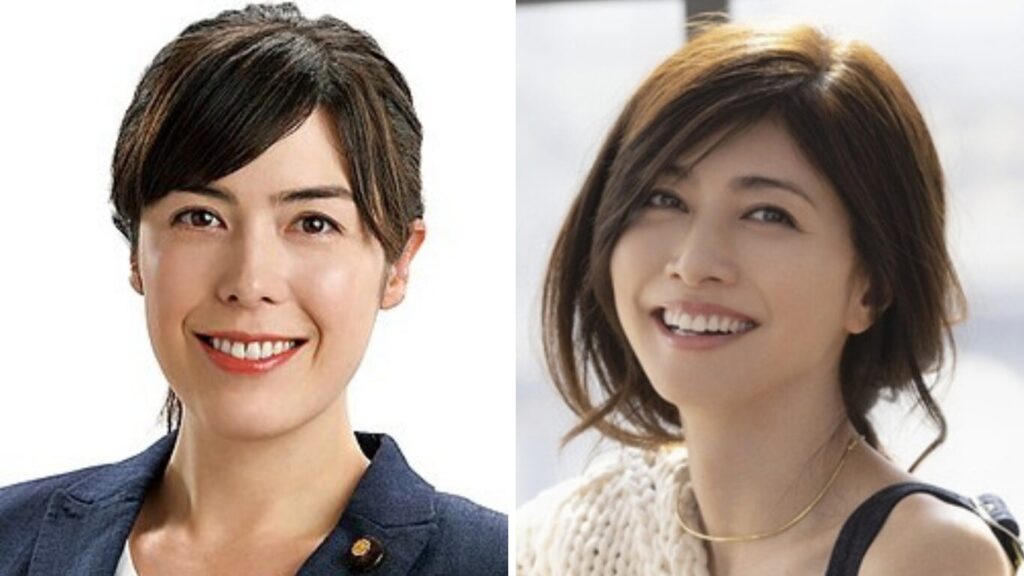小野田紀美と内田有紀の比較画像