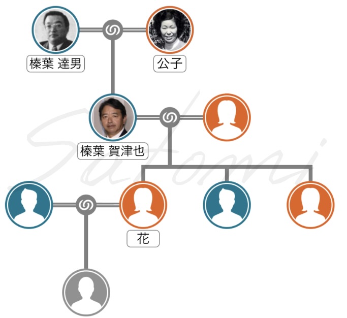 榛葉賀津也の家系図