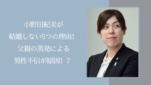 小野田紀美の結婚に関する記事のアイキャッチ画像