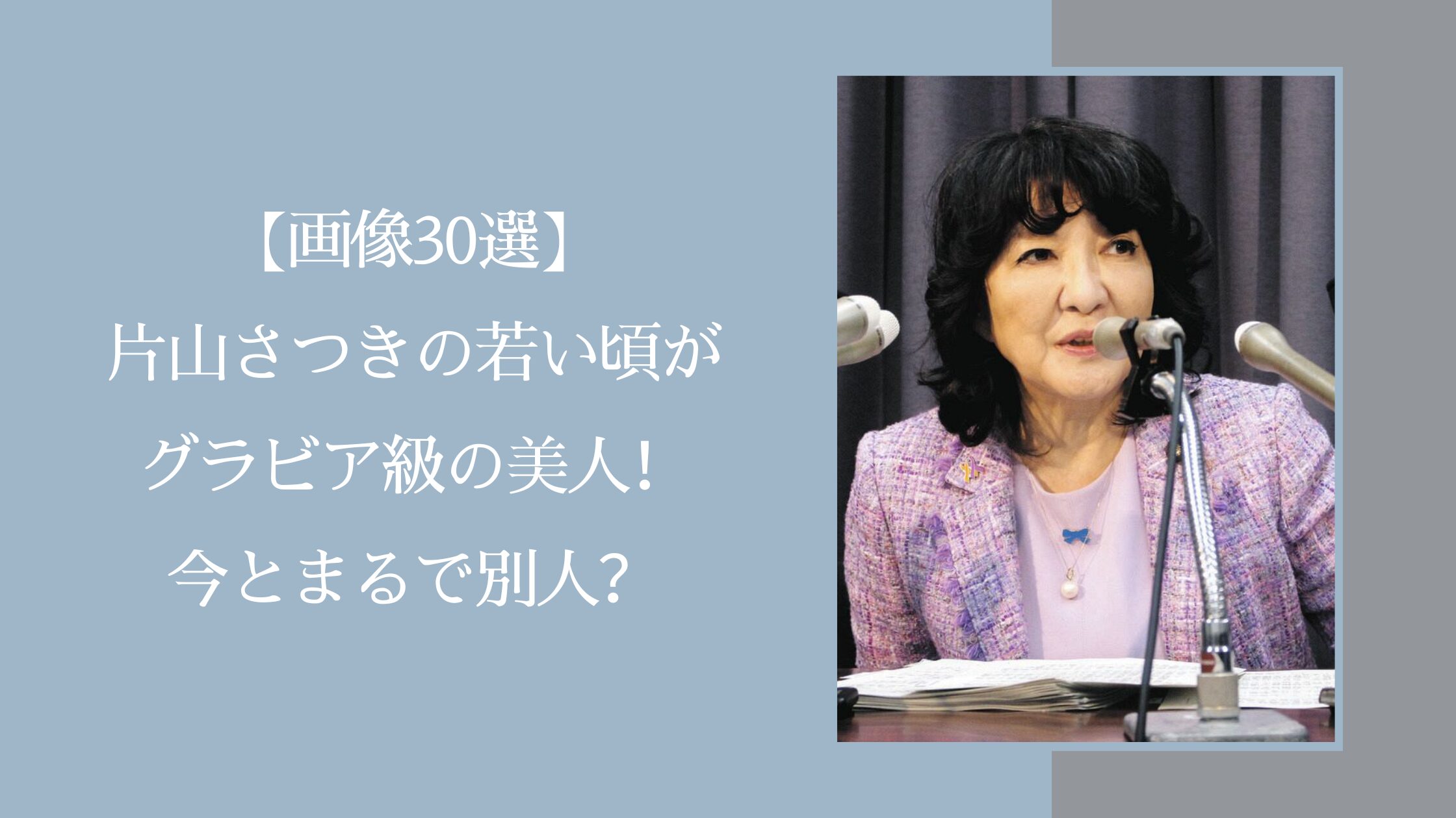 片山さつきの若い頃に関する記事のアイキャッチ画像