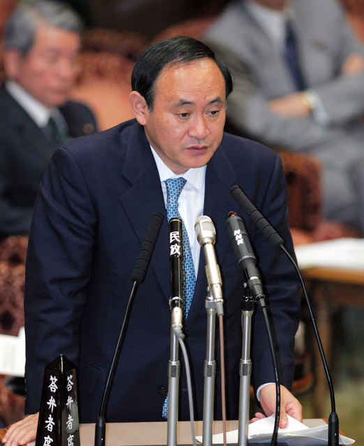 総務大臣時代の菅義偉